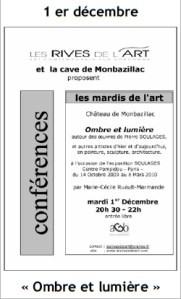 2009 Conférence Ombres et lumière