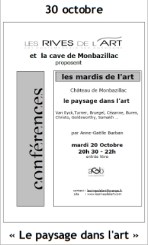 2009 Conférence Le paysage dans l'art