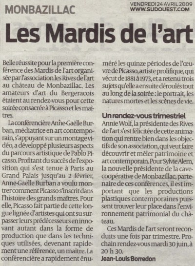 2009 Conf Picasso Art SO (2)