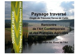 dossier de presse Paysage Traversé