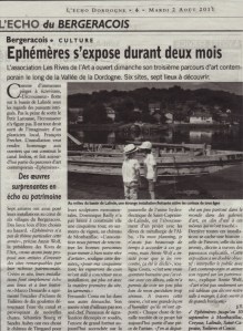 2 Echo de la Dordogne du 2 août 2011