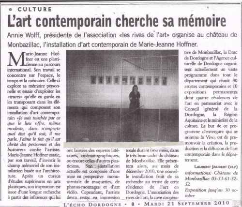 2010 21 Sept Art Echo Dordogne