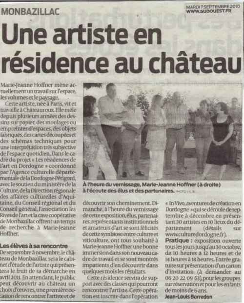2010 7 sept Art Sud Ouest