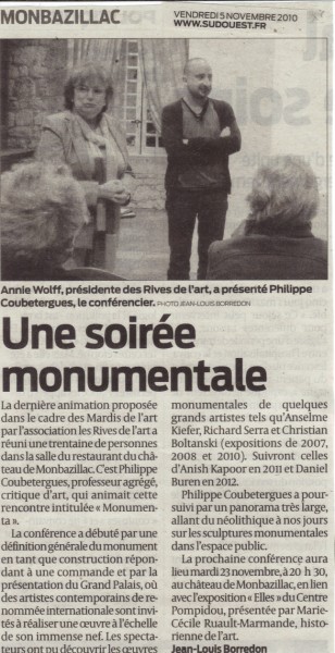 2010 Conf Monumenta SO 5 nov