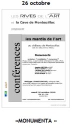 2010 Conference Monumenta