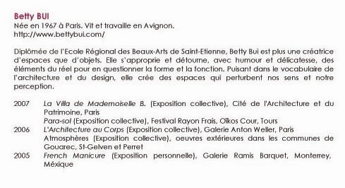 biographie Betty BUI