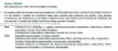 bibliographie de Didier TRENET