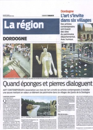 journal La région du 23 août 2009