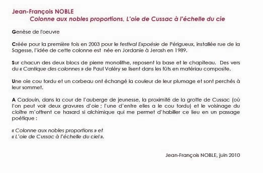 l'oie de CUSSAC JF NOBLE