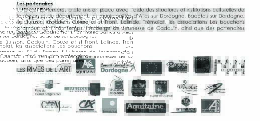 partenaires EPHEMERES 2009