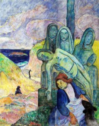 André RAFFRAY "Christ vert"