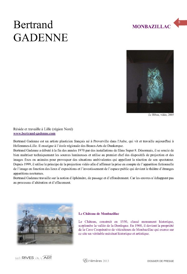 2013 Bertrand GADENNE