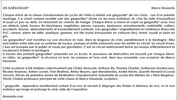 les gargouilles Marco DESSARDO