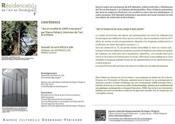 2015 Conférence 18 avril - Pierre Paliard - Erik Samakh