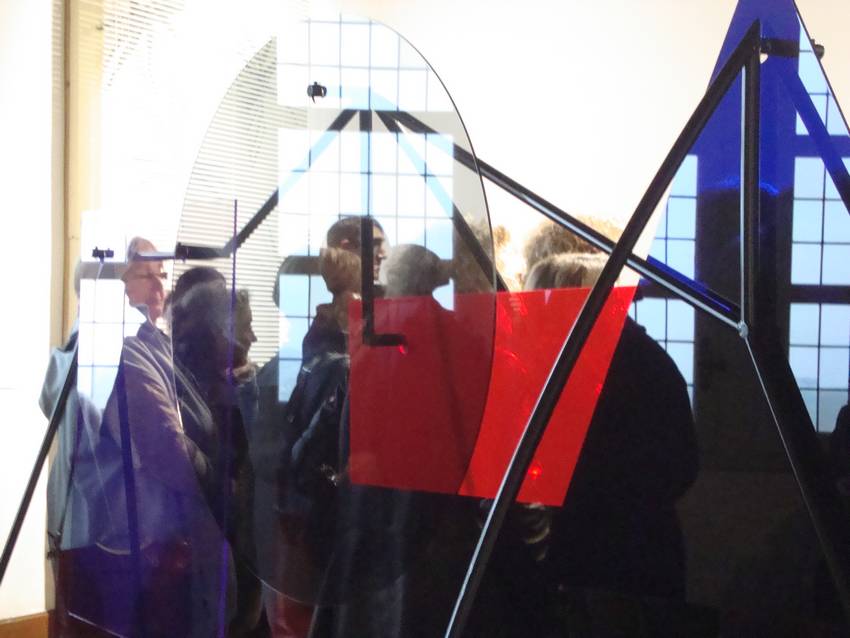 Expo Frac "partition visuelle", vernissage ; crédit photos © Les Rives de l'Art