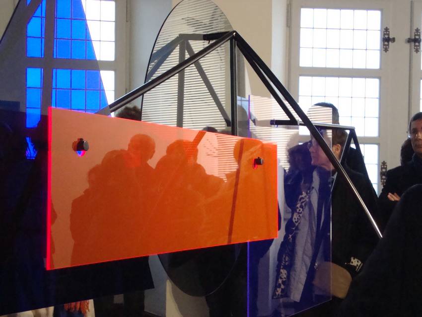 Expo Frac "partition visuelle", vernissage ; crédit photos © Les Rives de l'Art