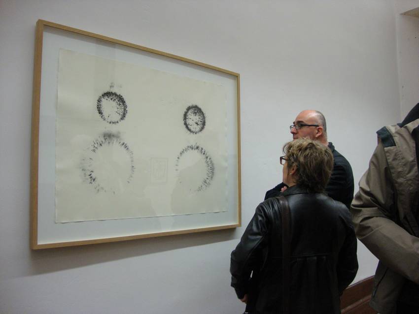 Expo Frac "partition visuelle", vernissage ; crédit photos © Les Rives de l'Art