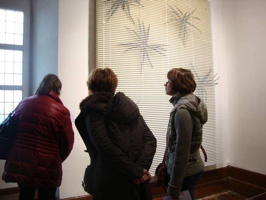 Expo Frac "partition visuelle", vernissage ; crédit photos © Les Rives de l'Art