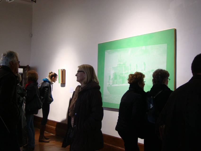 Expo Frac "partition visuelle", vernissage ; crédit photos © Les Rives de l'Art