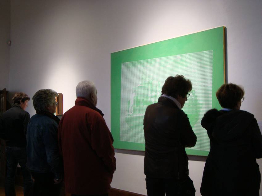 Expo Frac "partition visuelle", vernissage ; crédit photos © Les Rives de l'Art