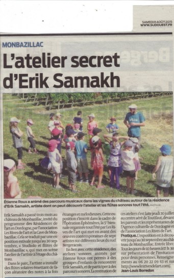 SO du 08 08 15 Etienne ROUX à Monbazillac