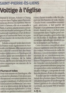 2015 Voltige de Yuhsin U CHANG Sud ouest du 08 08 15