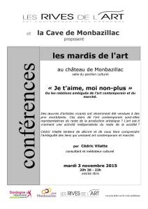 2015 Conf C Vilatte Marché de l'art