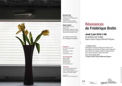 2016 Frédérique BRETIN Expo Résonances Espace François Mitterand Perigueux